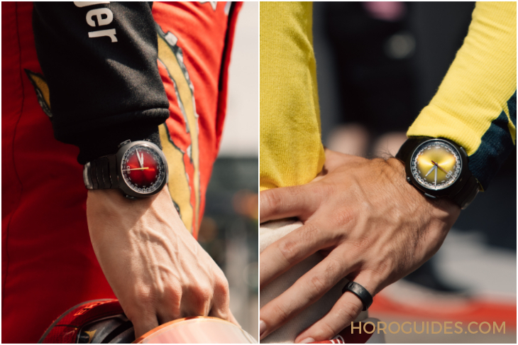 H. MOSER & CIE - STREAMLINER - 6907-1201 - 紅黃雙傑，競速新章｜H. MOSER & CIE.推出Streamliner自動飛返計時碼錶Alpine限量版