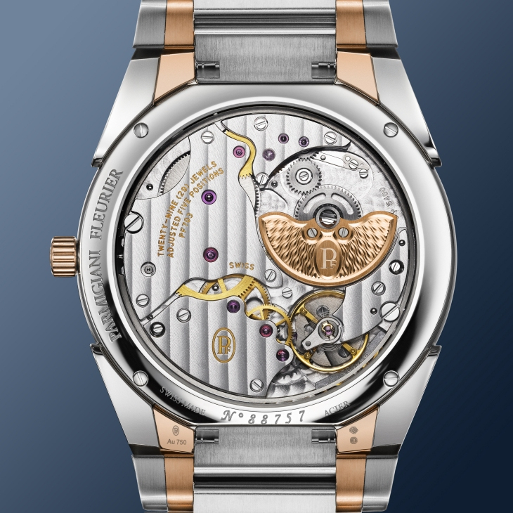 PARMIGIANI FLEURIER - TONDA - PFC914-1020022-100182 - 以石灰藍演繹極簡奢華｜PARMIGIANI FLEURIER全新Tonda PF Micro-Rotor No Date雙色腕錶