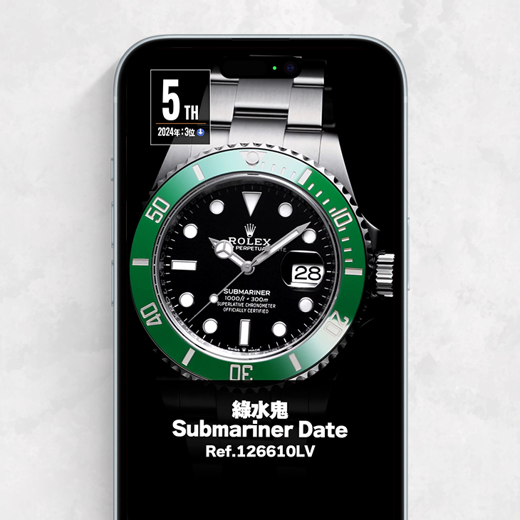 ROLEX - SUBMARINER - 126610LN-0001 - 日本Jackroad公佈2025年勞力士十大銷售排行榜：二級市場的真實人氣指標